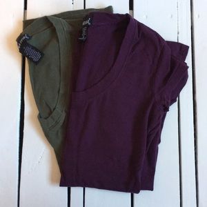 Bundle!! Two plain T-shirt’s